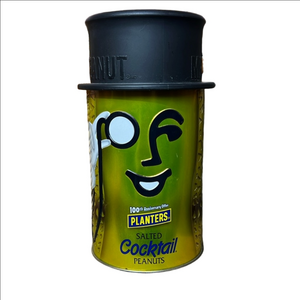 PLANTERS Mr.peanut Salted Cocktail Peanuts 100th Anniversary Metal Tin Container